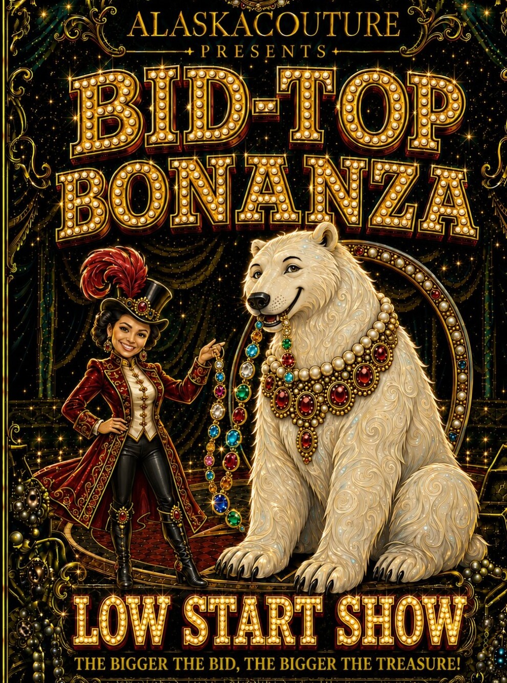 AlaskaCouture's ✨️🎪🌟Bid TOP Bonanza 💲💲LOW START SHOW💲💲!🌟🎪✨️ *Show Flyer*